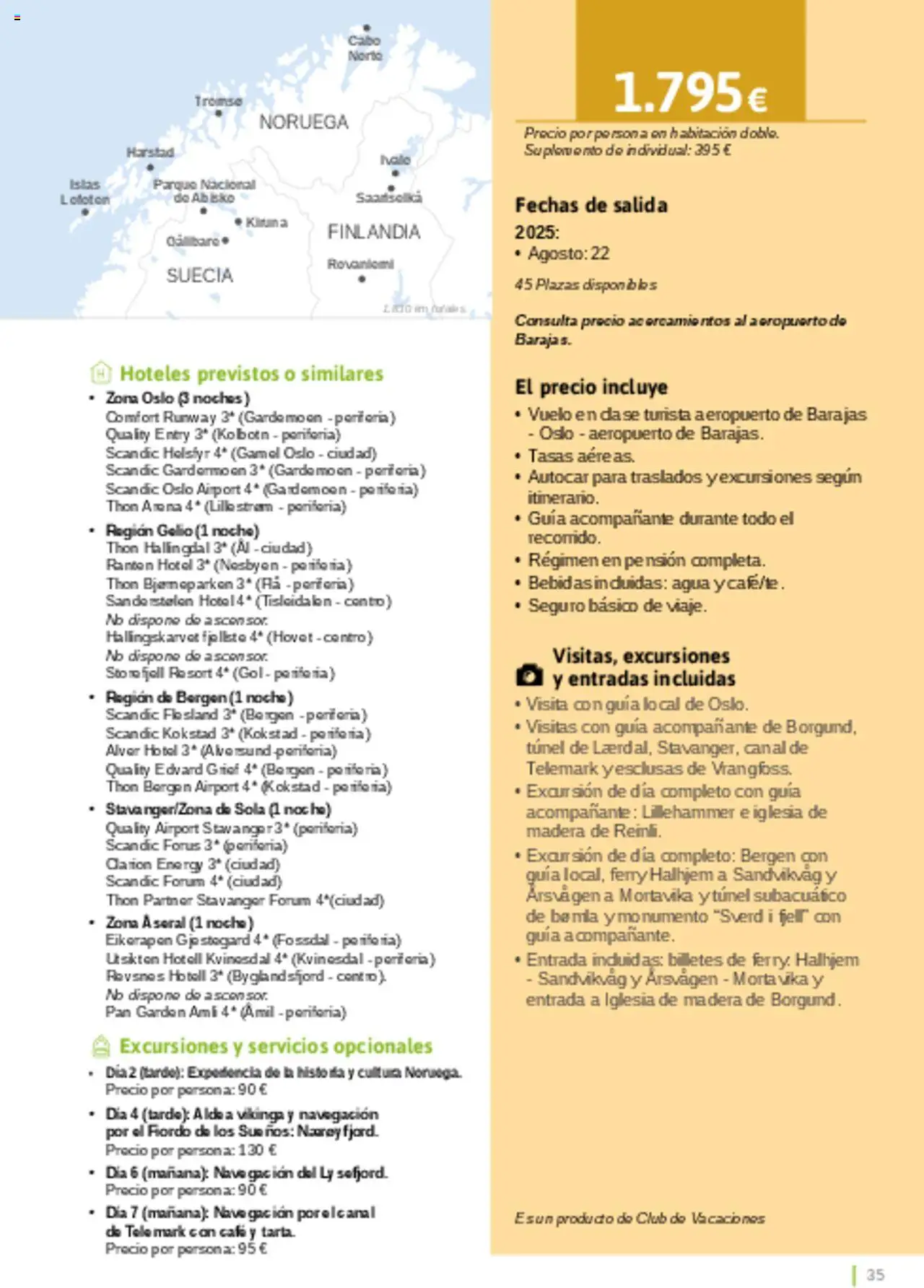 Viajes El Corte Inglés - Catálogo Turismo Social Castilla La Mancha │ válido desde el 03.02.2025 | Página: 35 | Productos: Pan, Café, Navegación