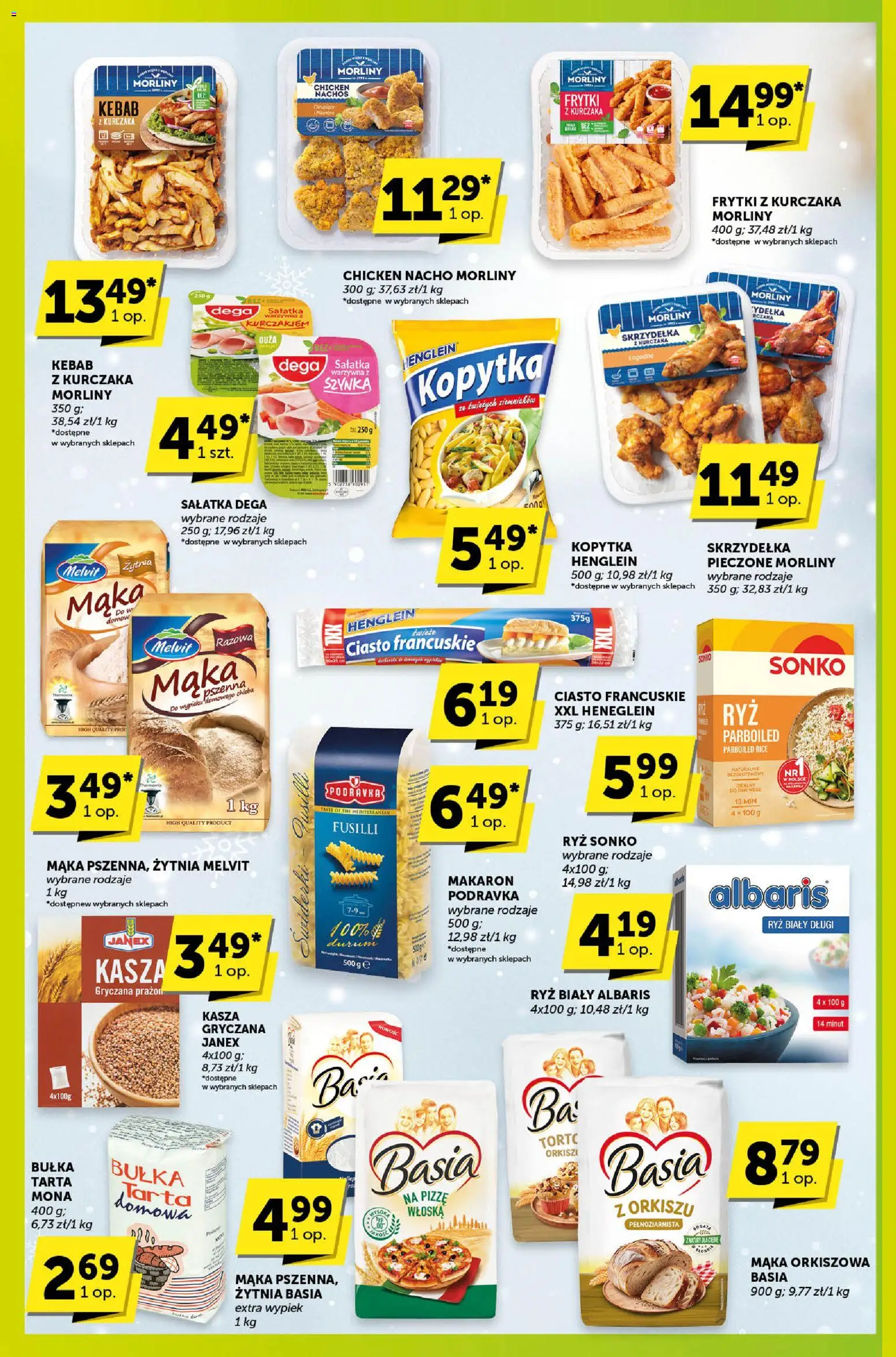 Groszek Gazetka - Sprawdź, co więcej od 27.11.2025 | Strona: 7 | Produkty: Nachos, Szynka, Ryż, Mąka orkiszowa