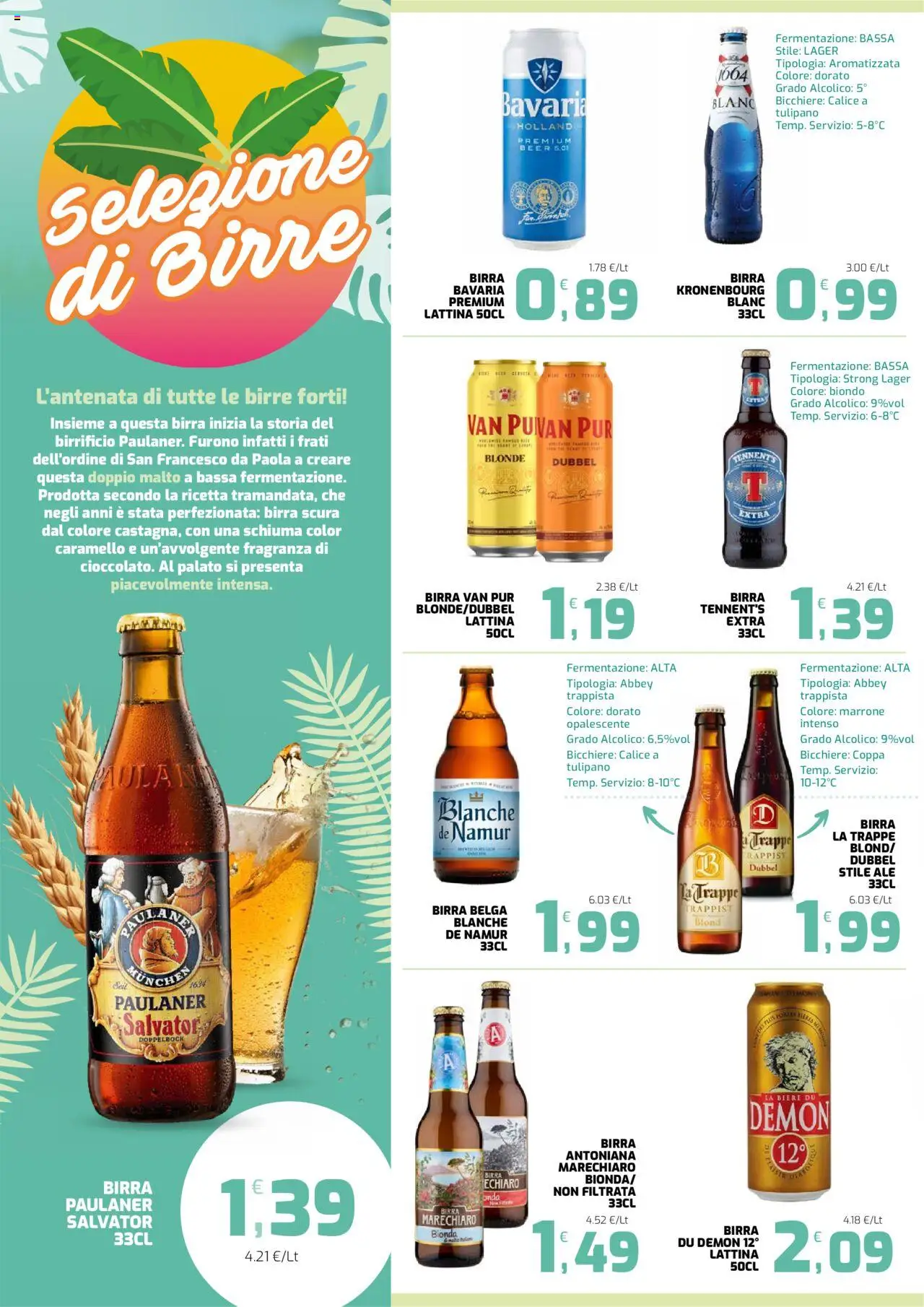 Volantino Interspar del 21.07.2025 | Pagina: 10 | Prodotti: Tennent's, Calice, Birra, Fragranza