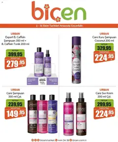 02.10.2025 tarihinden itibaren geçerli olan Biçen Market kataloğu önizlemesi