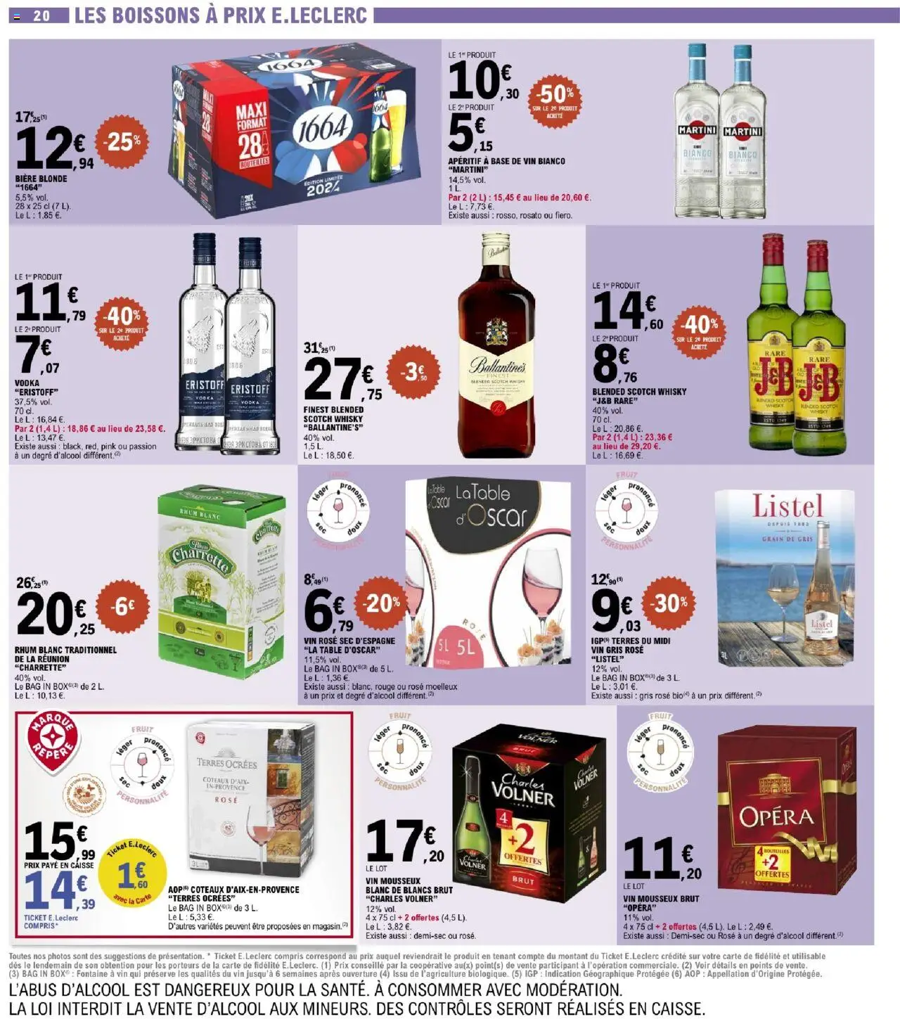  | Page: 20 | Produits: Vin mousseux, Base, Rhum, Rhum blanc traditionnel