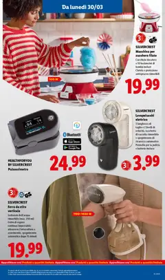 Anteprima del volantino SILVERCREST Levapelucchi elettrico, 3 lunghezze di taglio e 2 livelli di velocità, vaschetta di raccolta rimovibile e spegnimento di sicurezza automatico. Pennello per la pulizia e batterie incluse valido a partire dal 30.03.2026 | Pagina: 37