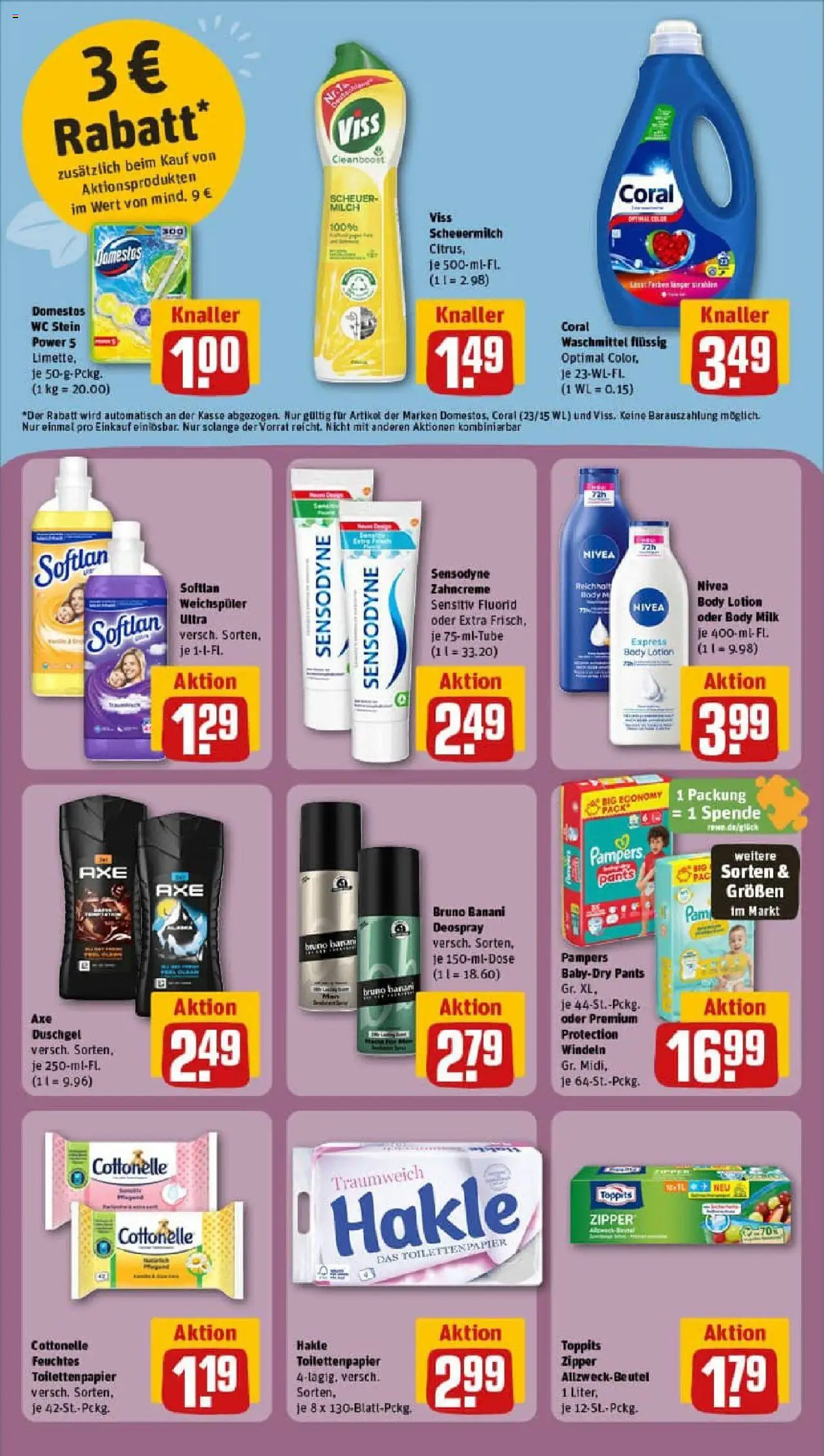 Rewe prospekt Münster	 – gültig ab 06.10.2025 | Seite: 20 | Produkte: Waschmittel, Body Lotion, Deospray, Body Milk