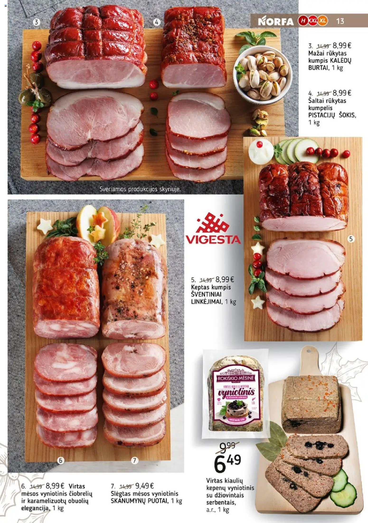 NORFA akcijos nuo 09.12.2025 | Puslapis: 13 | Prekių: Kumpis