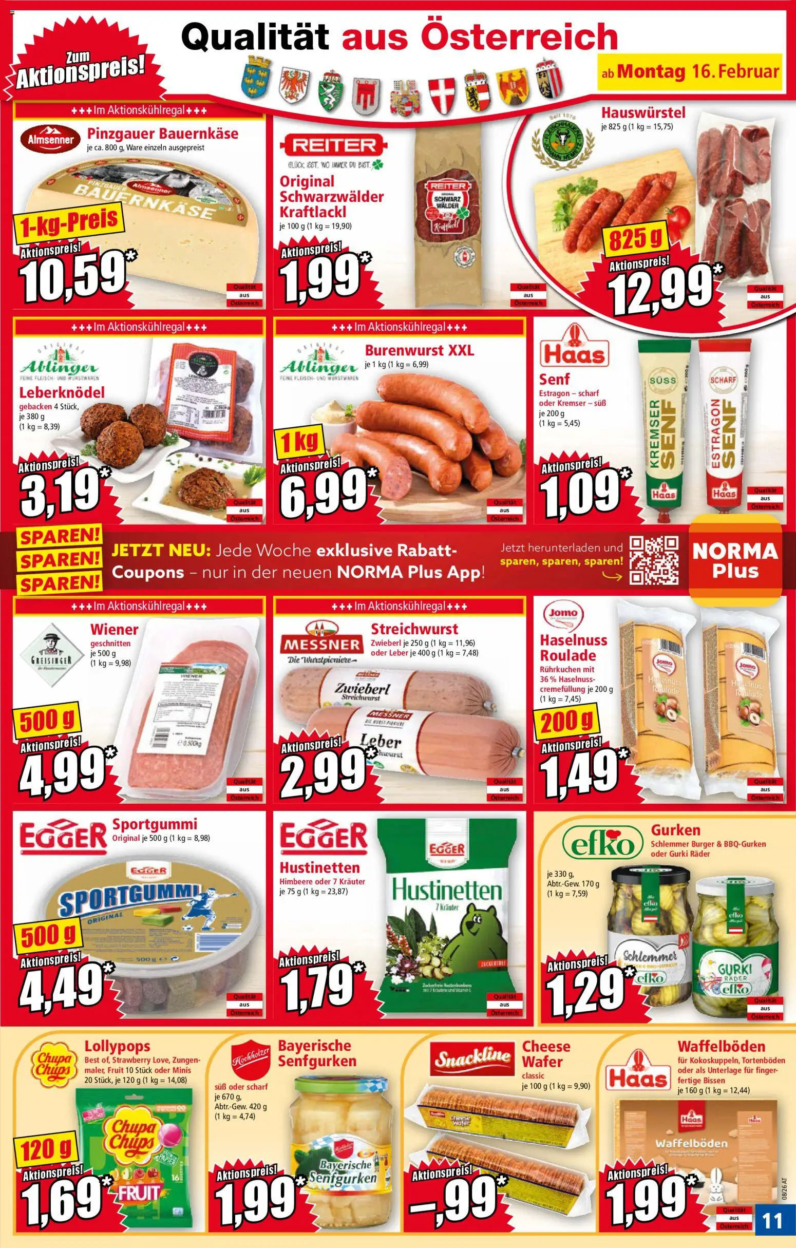 Norma Flugblatt gültig ab 16.02.2026 | Seite: 13 | Produkte: Gurken, Himbeere