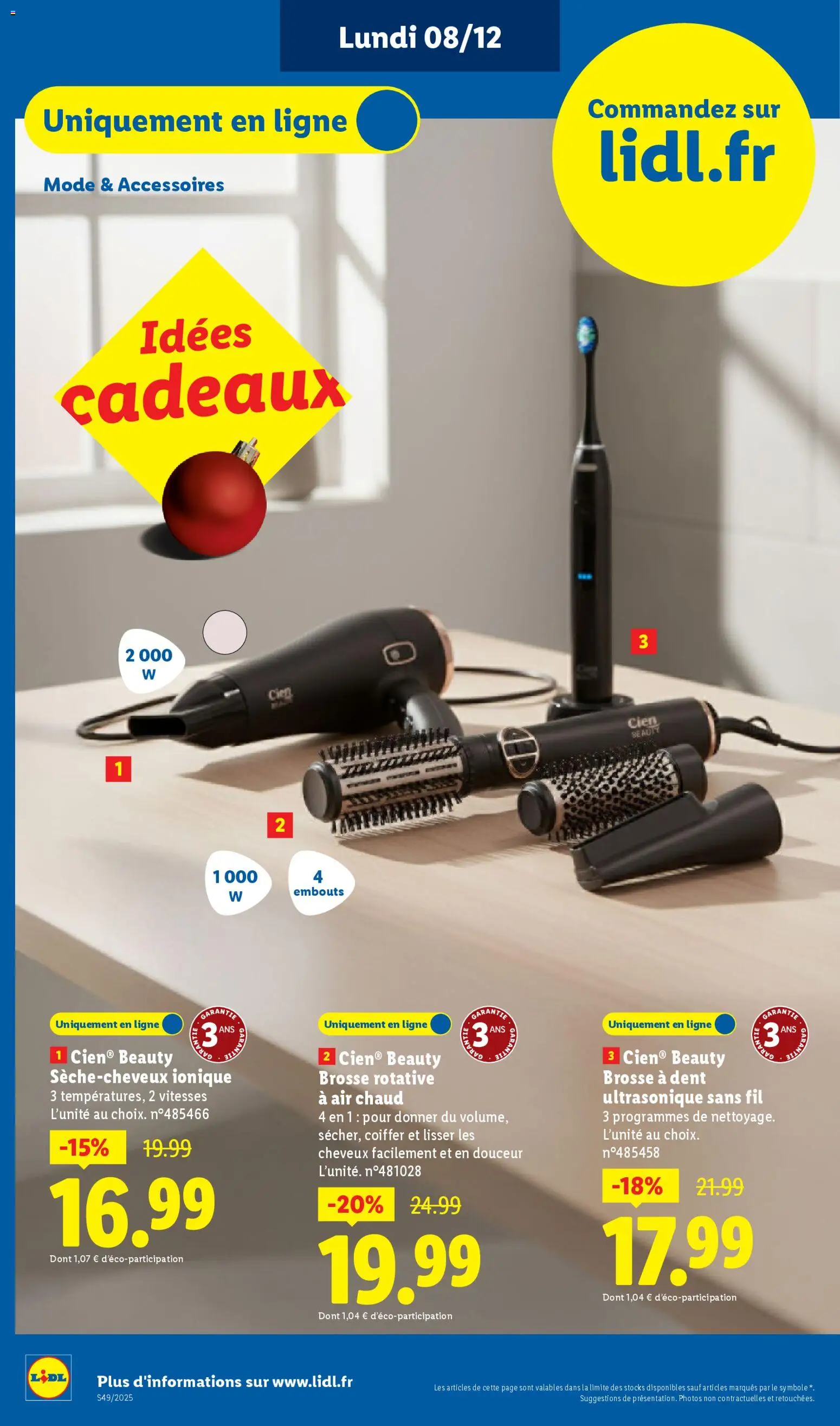 {H1} | Page: 2 | Produits: Brosse rotative, Sèche-cheveux, Brosse