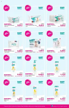 BABYWELL Dječji puder, 100 g, Dječji puder, 100 g - Pregled kataloga iz trgovine Bipa, vrijedi od 02.10.2025 | Stranica: 15 | Proizvodi: Pelene, Kupka, Šampon, Štapići