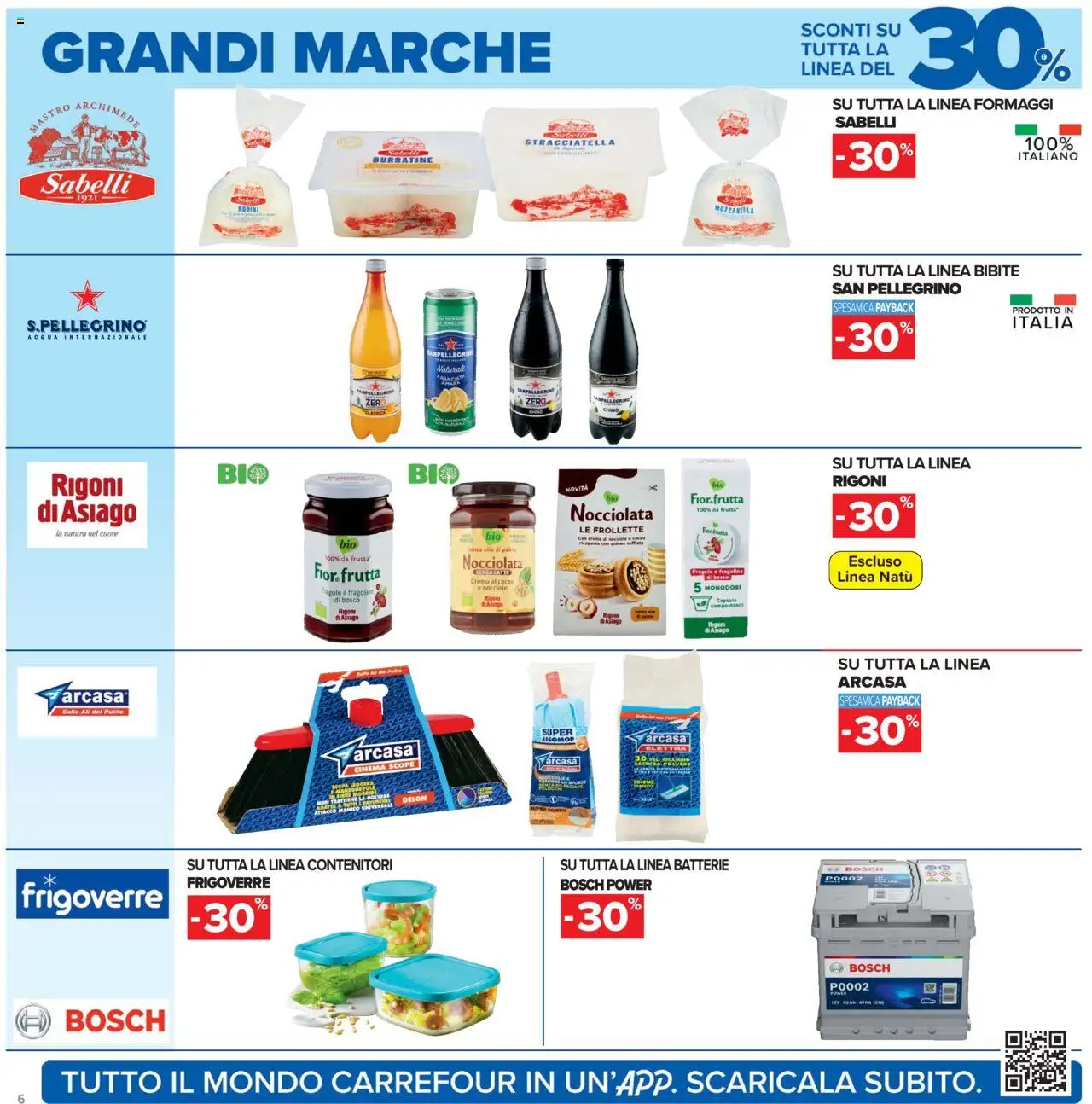 Volantino Carrefour del 10.10.2025 | Pagina: 6 | Prodotti: Fragole, Frutta, Mozzarella, Batterie