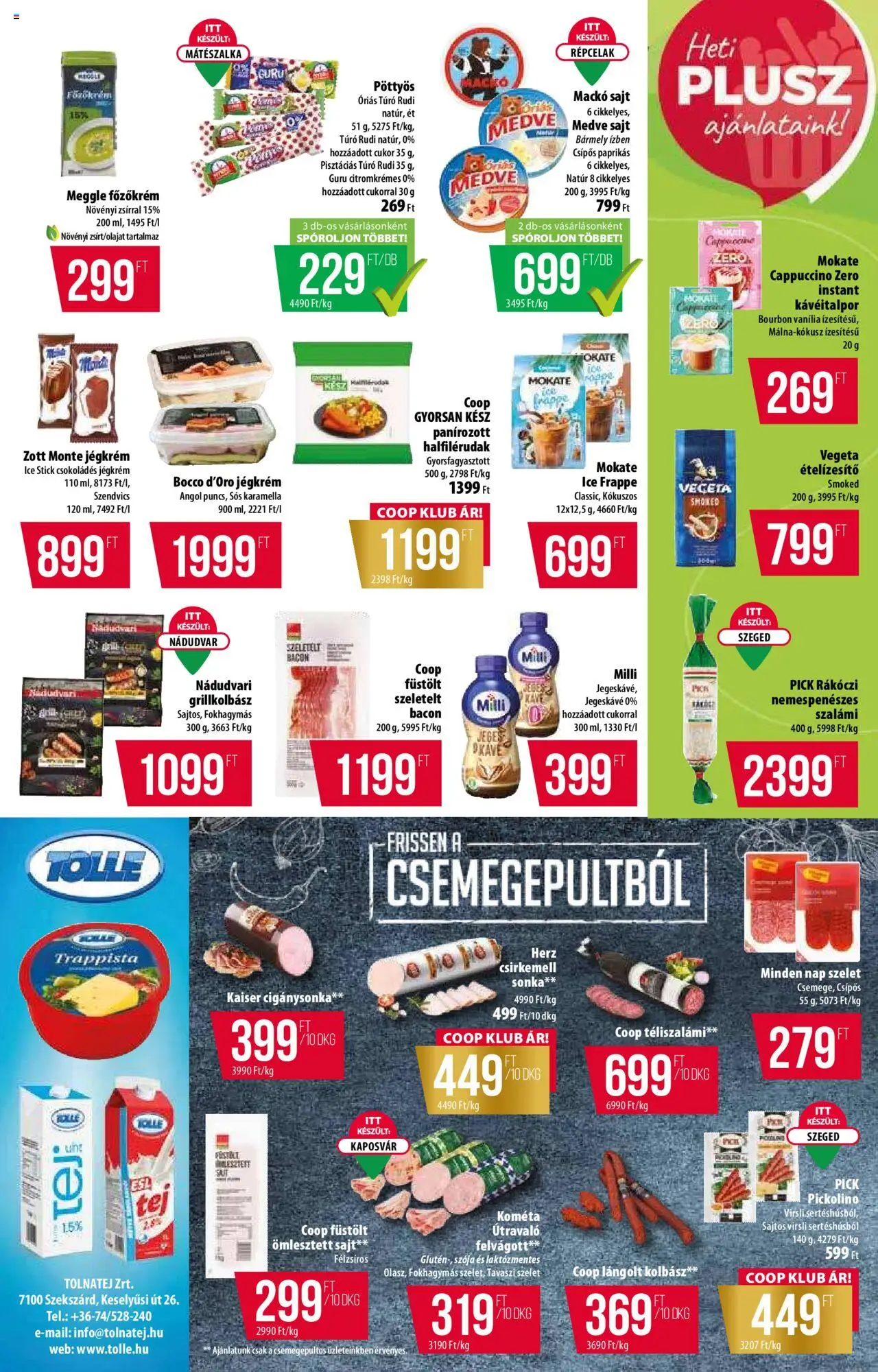 COOP Szolnok akciós ujság - amely érvényes a következő dátumtól: 31.07.2025 | Oldal: 2 | Termékek: Bourbon, Bacon, Szalámi, Felvágott