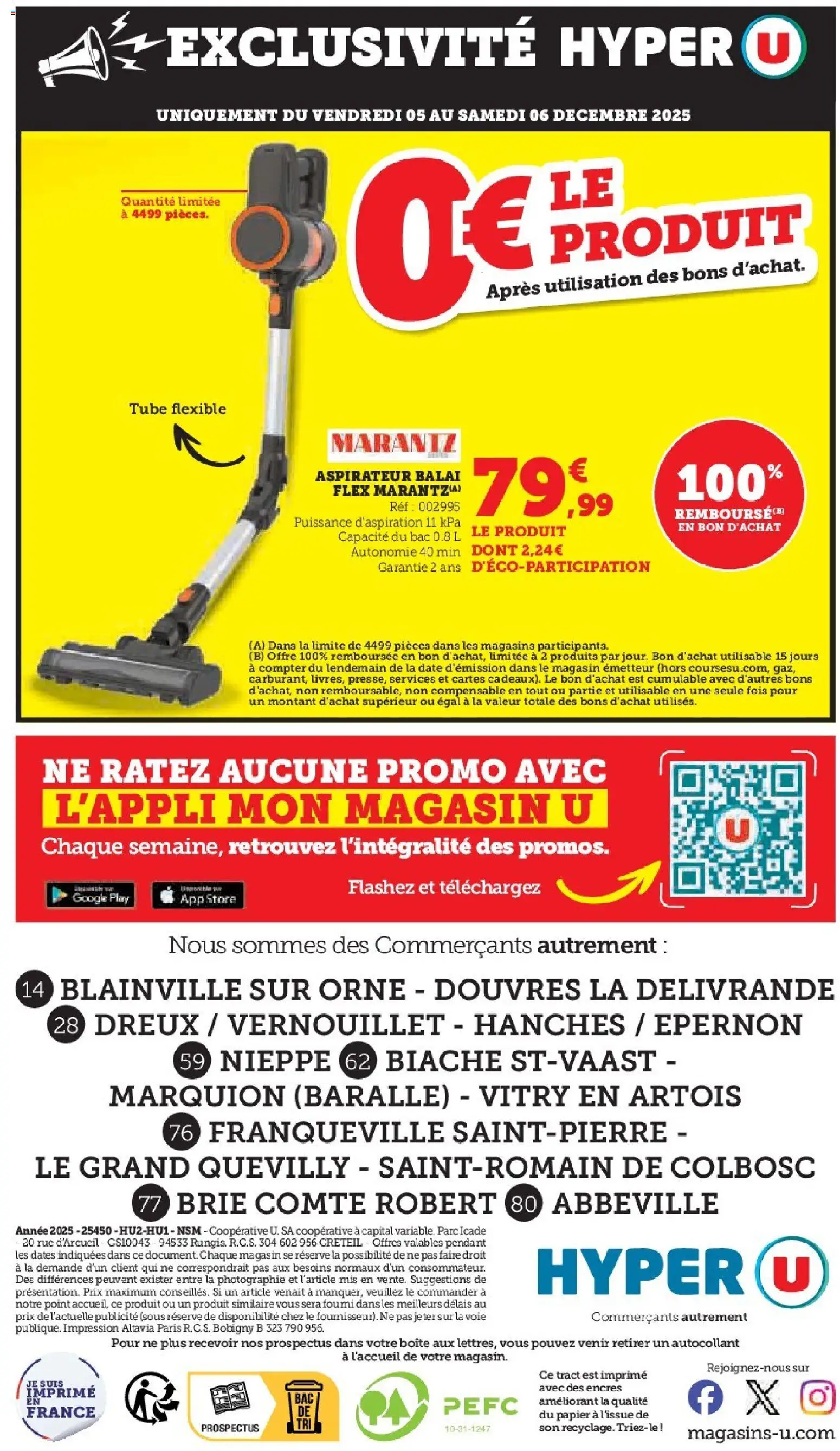 {H1} | Page: 40 | Produits: Aspirateur, Store, Aspirateur balai, Brie