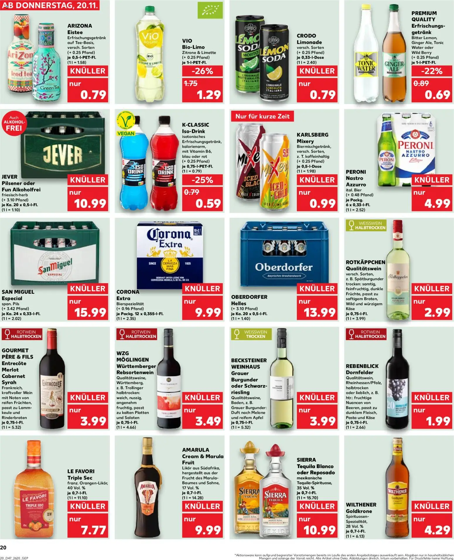 Kaufland prospekt Leipzig	 – gültig ab 23.11.2025 | Seite: 20 | Produkte: Bier, Duft, Äpfel, Pasta