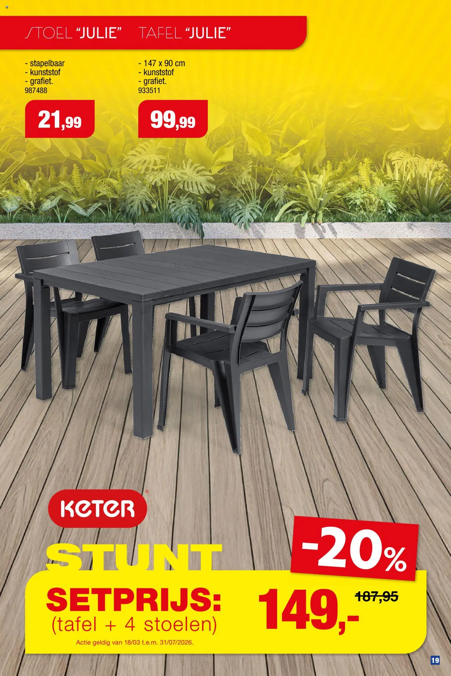 {H1} | Pagina: 19 | Producten: Tafel, Stoel