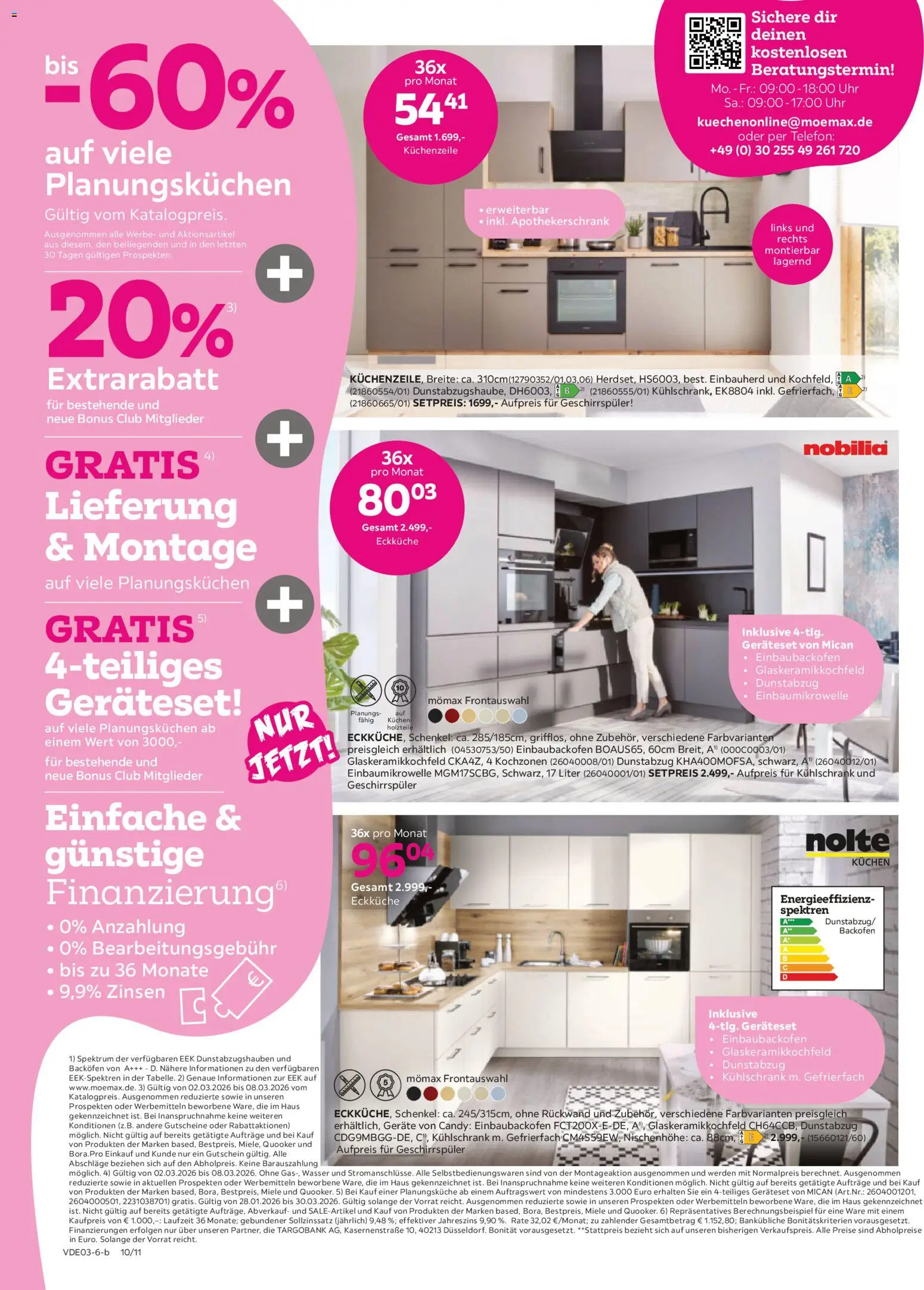 Mömax Prospekt 	 – gültig ab 02.03.2026 | Seite: 10 | Produkte: Miele, Kühlschrank, Backofen, Uhr