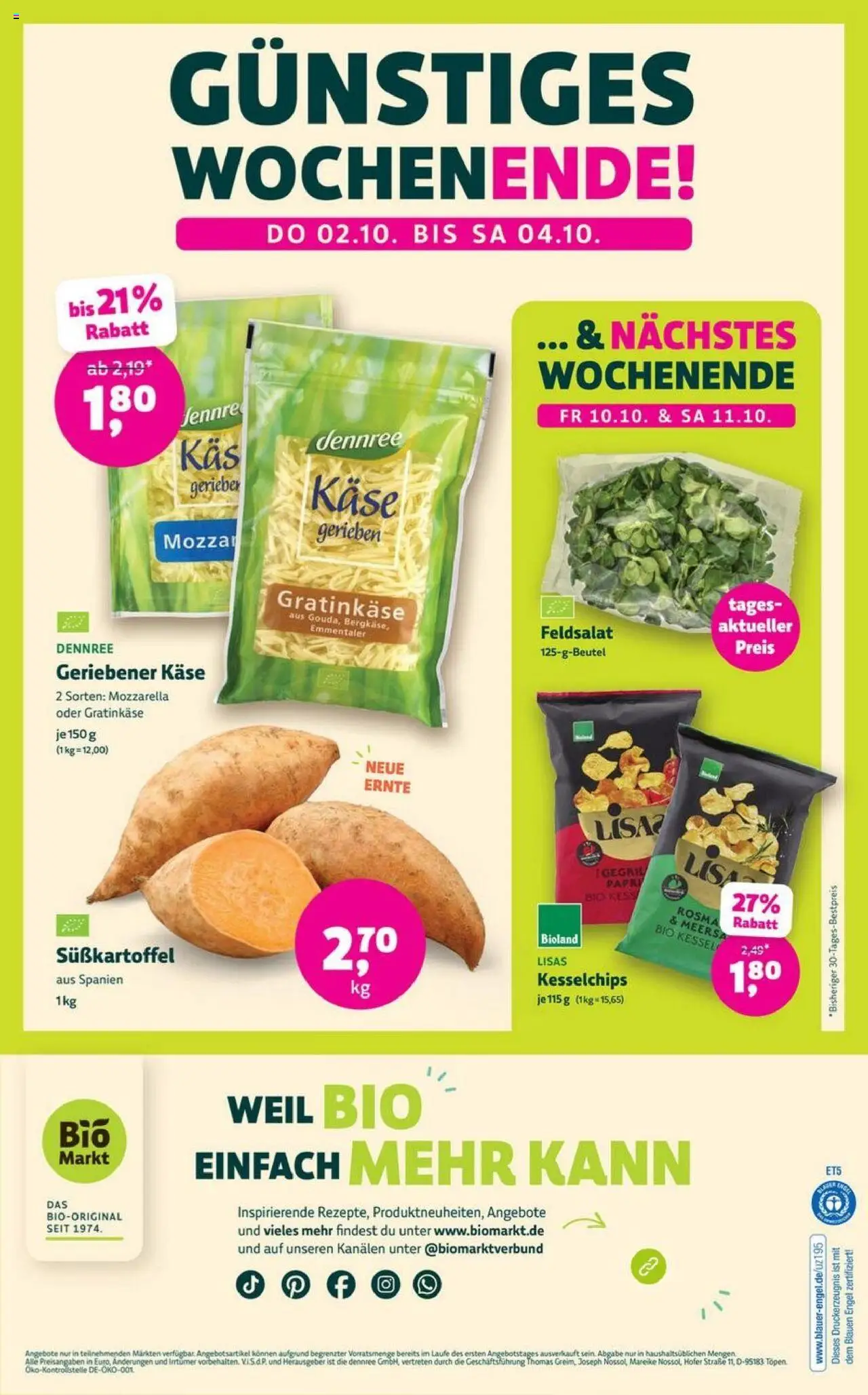 Denns BioMarkt Angebote – gültig ab 24.09.2025 | Seite: 12 | Produkte: Käse, Mozzarella