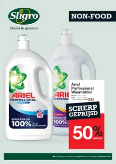 Sligro - Non-Food - Voorbeeld van een folder van Sligro, geldig van 07.08.2025