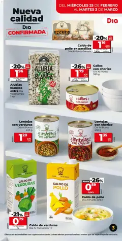 Vista previa Lentejas con verduras, 430 g válido desde el 25.02.2026 | Página: 3