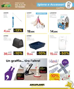 Anteprima del volantino Volantino Arcaplanet	 valido a partire dal 01.10.2025 | Pagina: 33 | Prodotti: Tiragraffi, Gioco