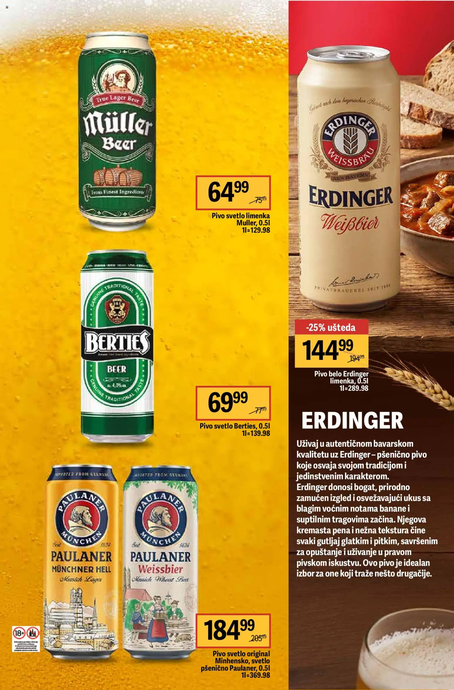 Maxi katalog - važi od 27.04.2026 | Strana: 5 | Proizvode: Hell, Pivo, Erdinger, Banane