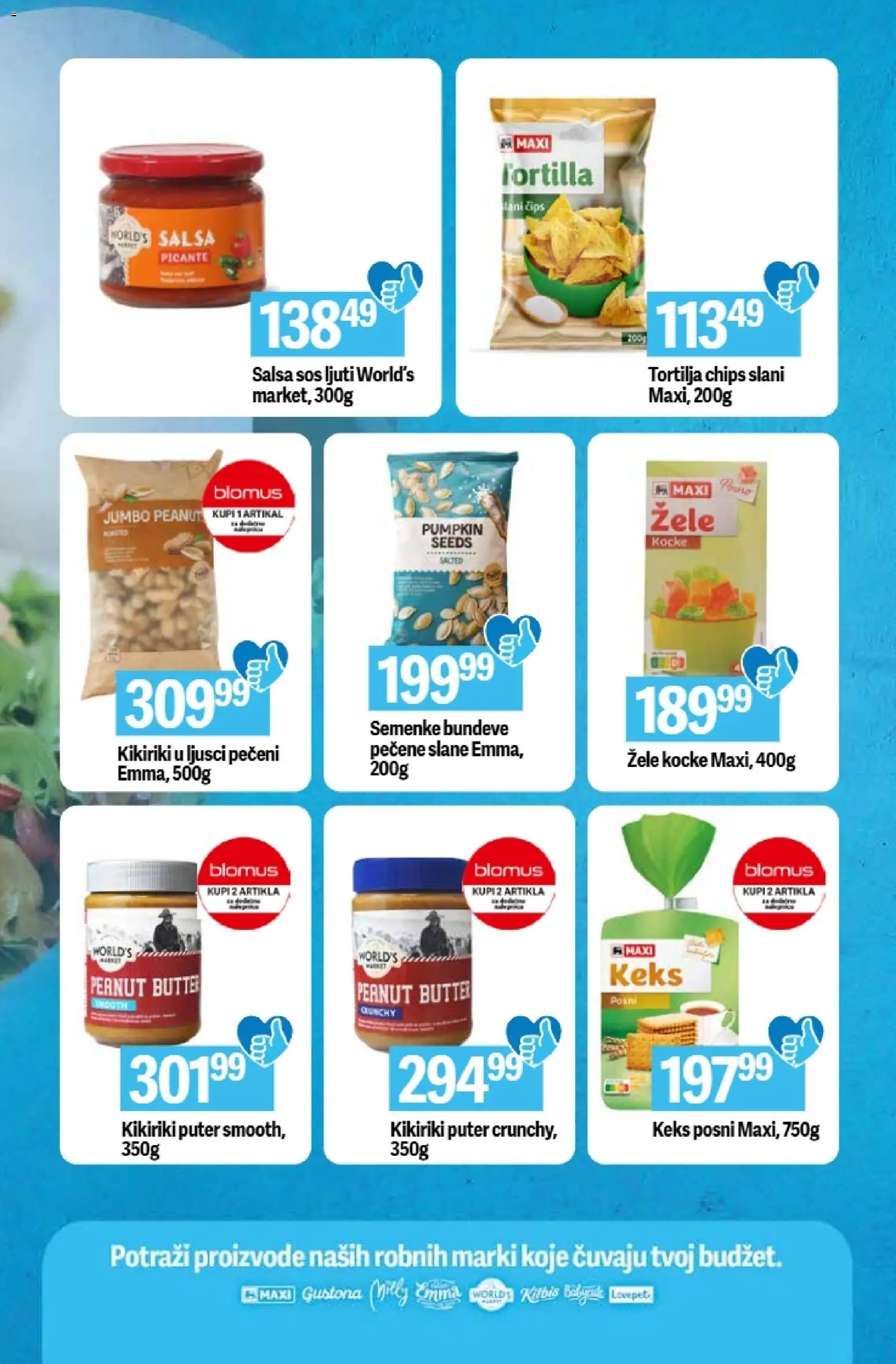 Maxi katalog - važi od 27.11.2025 | Strana: 7 | Proizvode: Tortilja, Kikiriki puter, Kikiriki, Puter