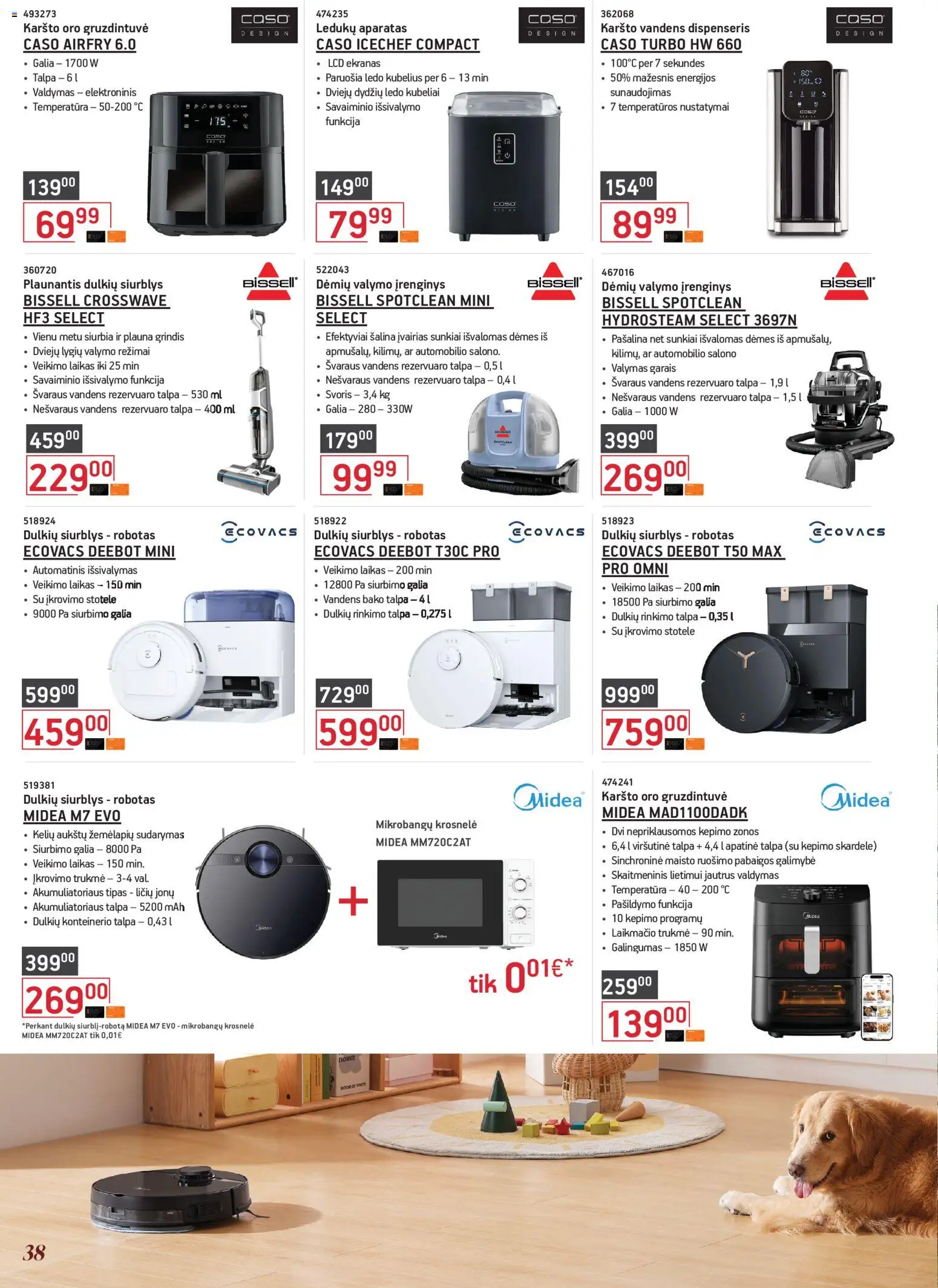 ERMITAŽAS akcijos nuo 03.11.2025 | Puslapis: 38 | Prekių: Robotas, Mikrobangų krosnelė