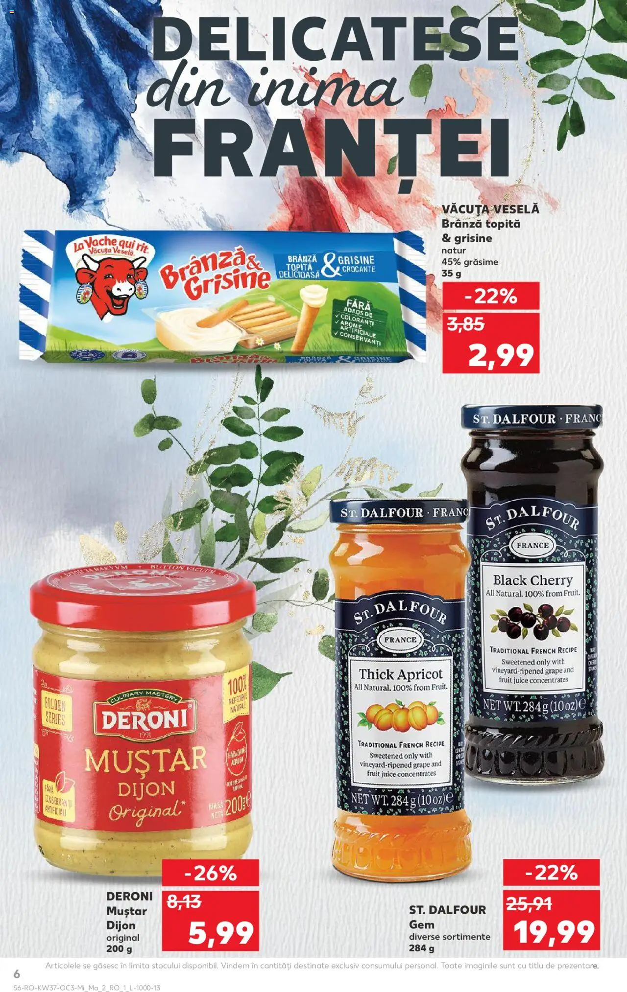 Kaufland RO akciós ujság - amely érvényes a következő dátumtól: 10.09.2025 | Oldal: 6 | Termékek: Mustár