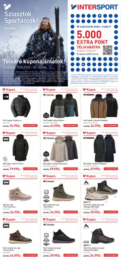 Intersport Aktuális kuponlap - amely érvényes a következő dátumtól: 18.11.2025