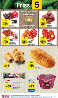 Tesco akciós ujság - amely érvényes a következő dátumtól: 03.07.2025 | Oldal: 2 | Termékek: Szőlő, Túró rudi, Kaliforniai paprika, Túró