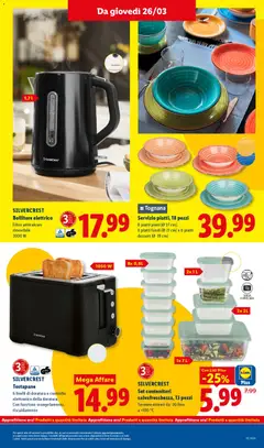 Anteprima del volantino Lidl volantino valido a partire dal 23.03.2026 | Pagina: 41 | Prodotti: Anticalcare, Bollitore, Tostapane
