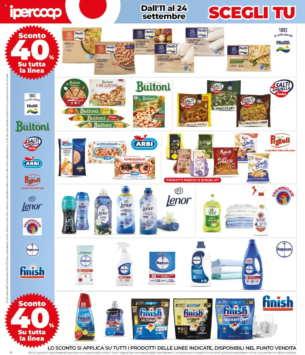 Volantino Ipercoop del 11.09.2025 | Pagina: 6 | Prodotti: Pollo, Merluzzo, Nasello, Polpette