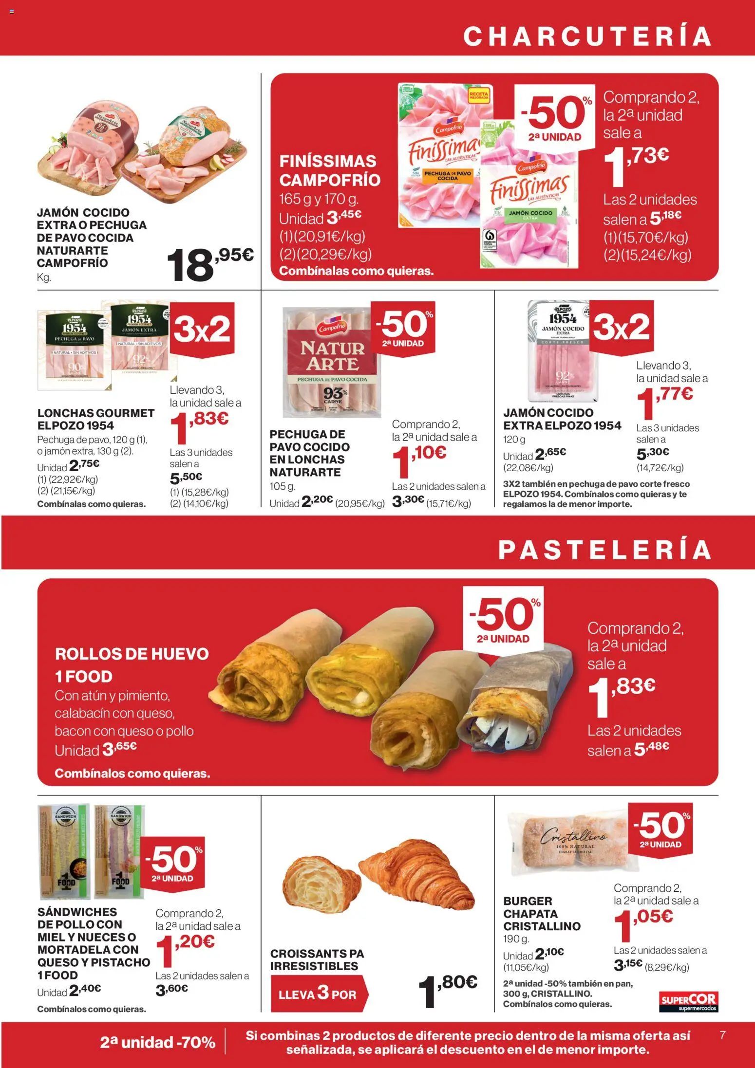 Supercor Canarias │ válido desde el 12.02.2026 | Página: 7 | Productos: Calabacín, Queso, Jamón, Mortadela