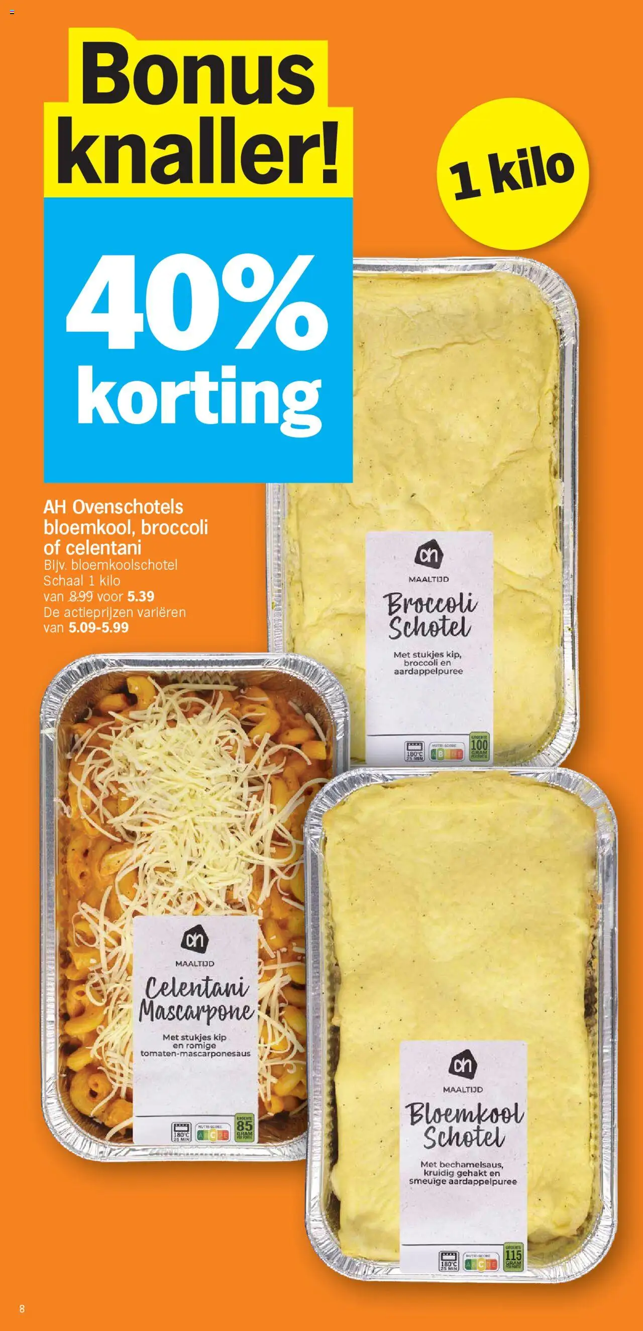 {H1} | Pagina: 8 | Producten: Koktelcseresznye, Gehakt, Pasta, Kip