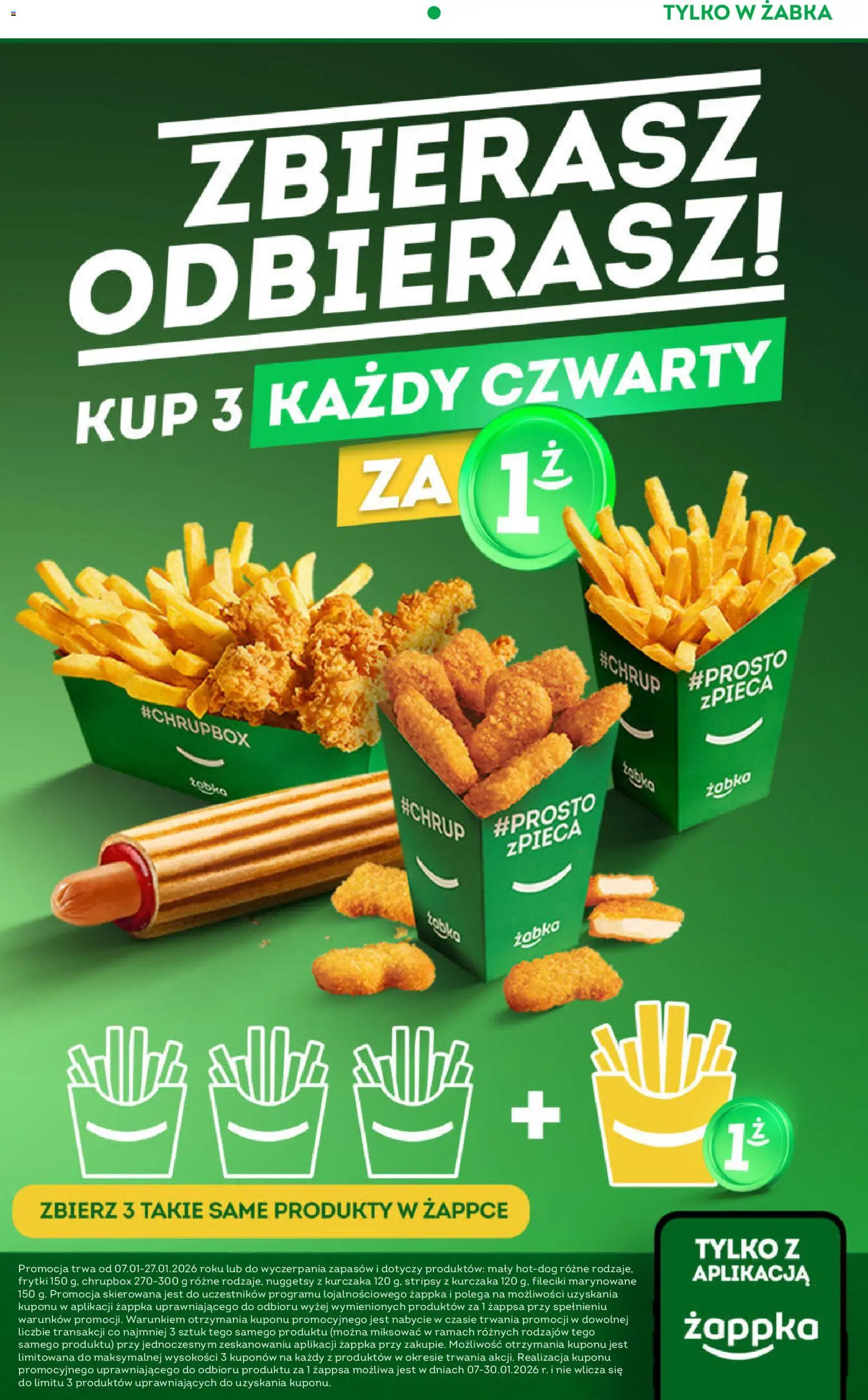 Żabka Gazetka od 14.01.2026 | Strona: 6 | Produkty: Frytki