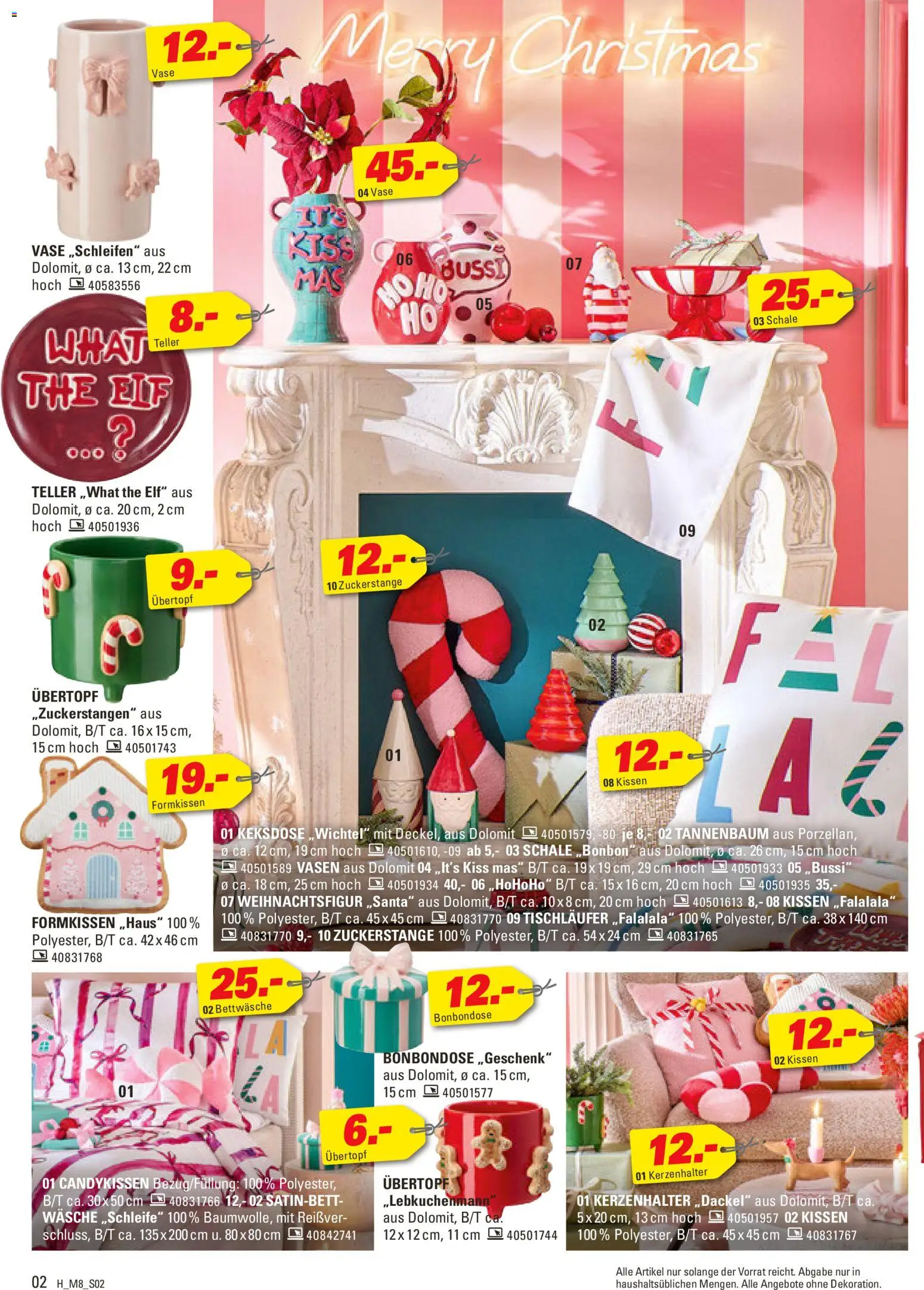 Höffner Prospekt 	 – gültig ab 12.11.2025 | Seite: 2 | Produkte: Kissen, Bettwäsche, Vase