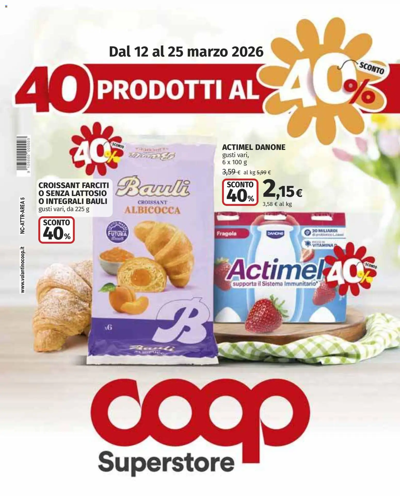 Volantino COOP del 12.03.2026 | Pagina: 1 | Prodotti: Croissant