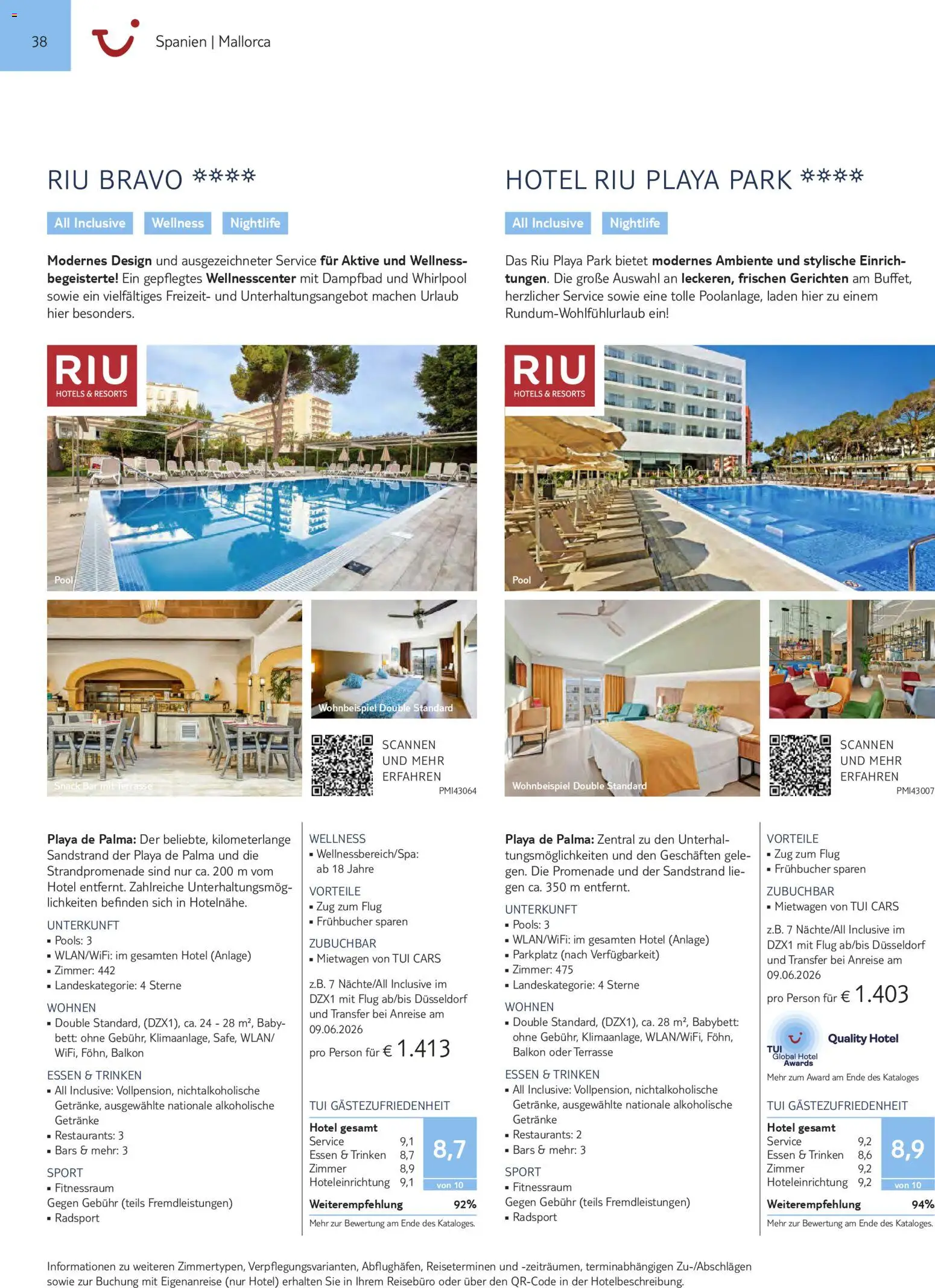 Aida  Südeuropa & Nordafrika 2026/27 – gültig ab 01.01.2026 | Seite: 38 | Produkte: Bett, Babybett