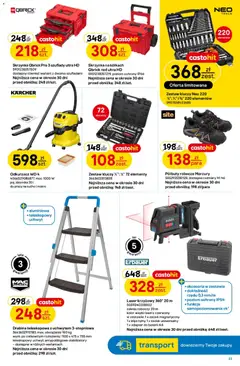 Pogląd oferty "Castorama Gazetka" - ważna od 02.02.2026 | Strona: 23 | Produkty: Adapter, Drabina, Odkurzacz, Laser krzyżowy