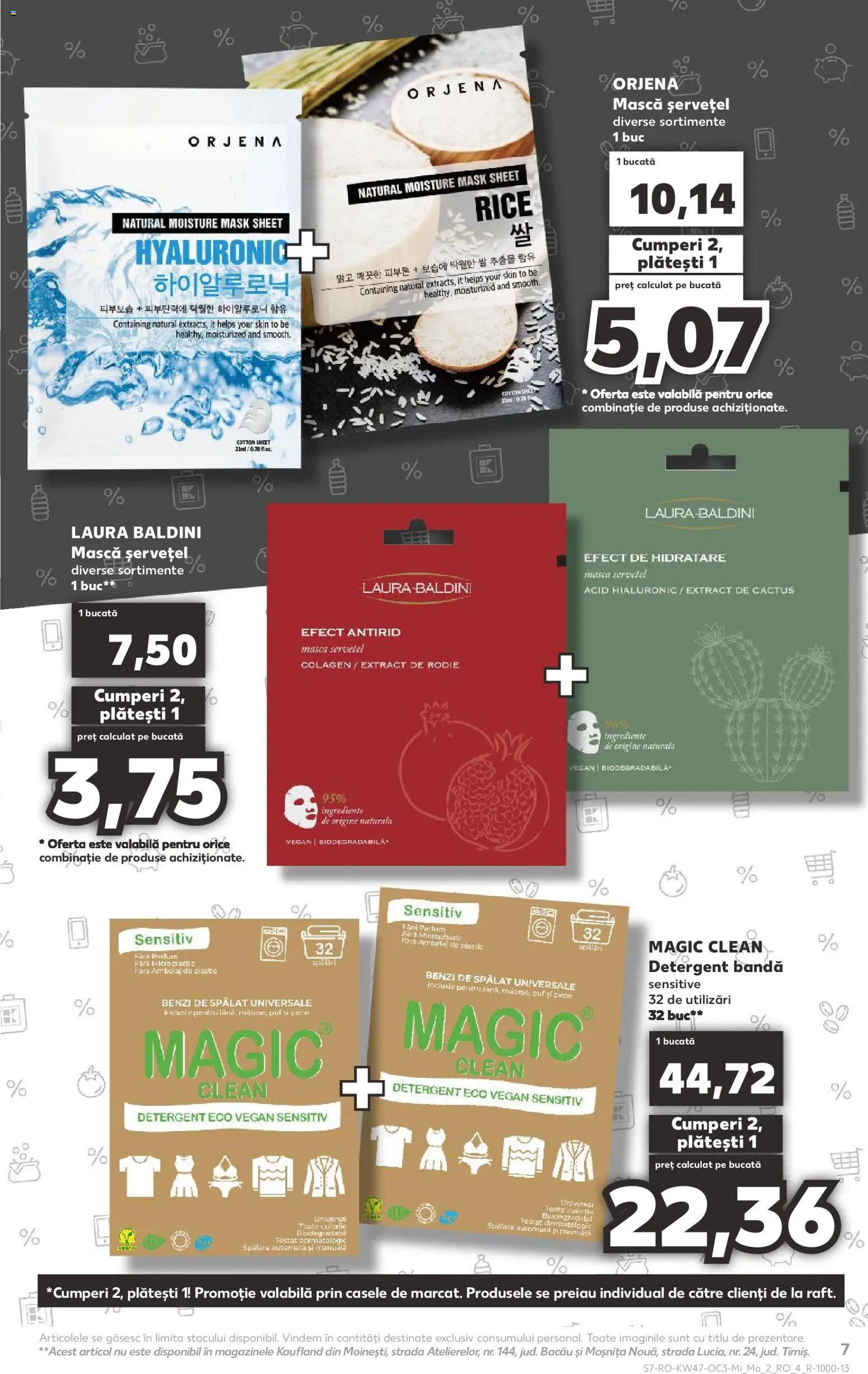 Kaufland RO akciós ujság - amely érvényes a következő dátumtól: 19.11.2025 | Oldal: 7 | Termékek: Parfüm, Vegán