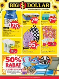 Eksempel på tilbudsavis Bigdollar - Tilbudsavis fra butik Bigdollar gyldig fra 15.08.2025