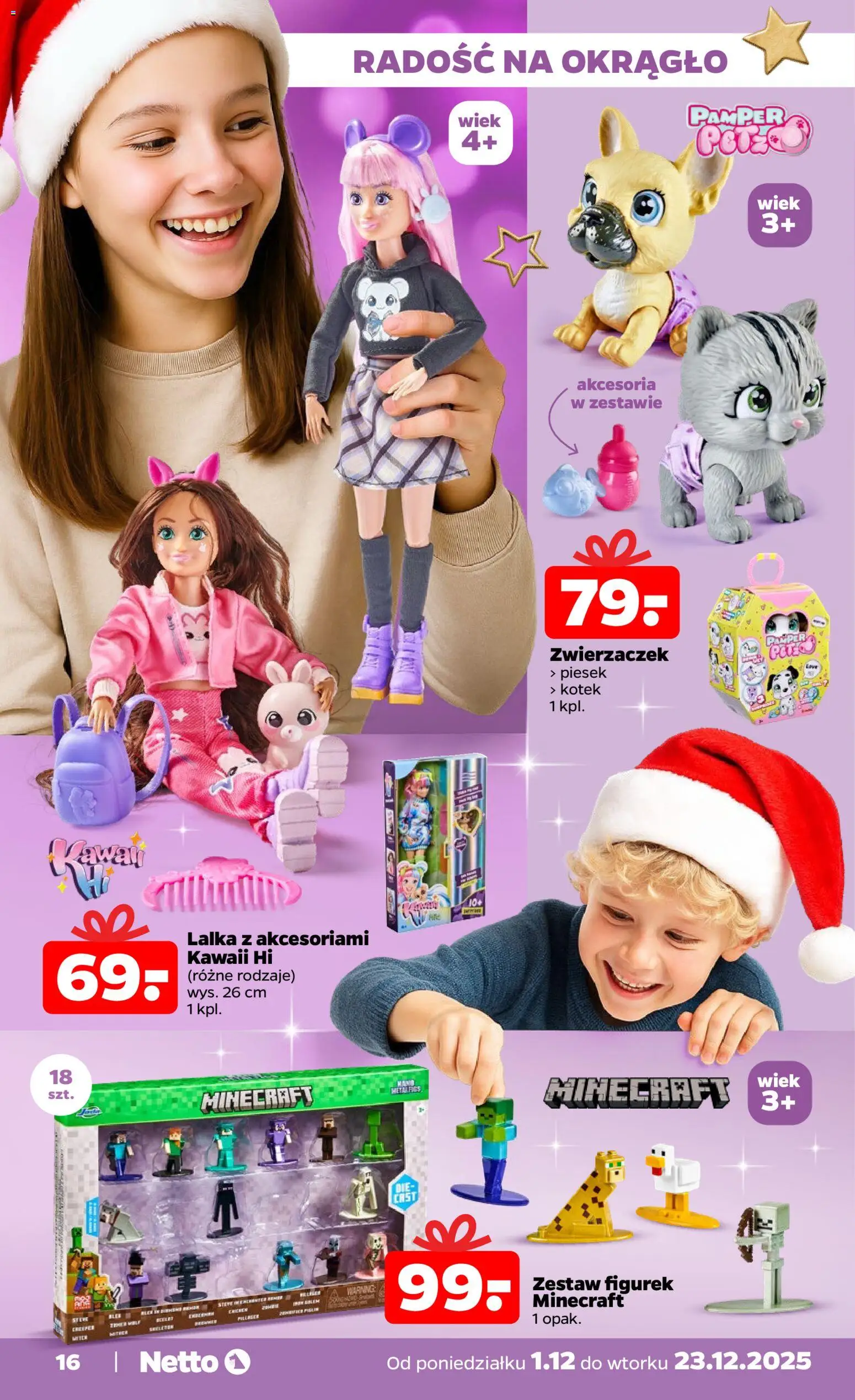 Netto gazetka - Zabawki od 03.11.2025 | Strona: 16 | Produkty: Lalka