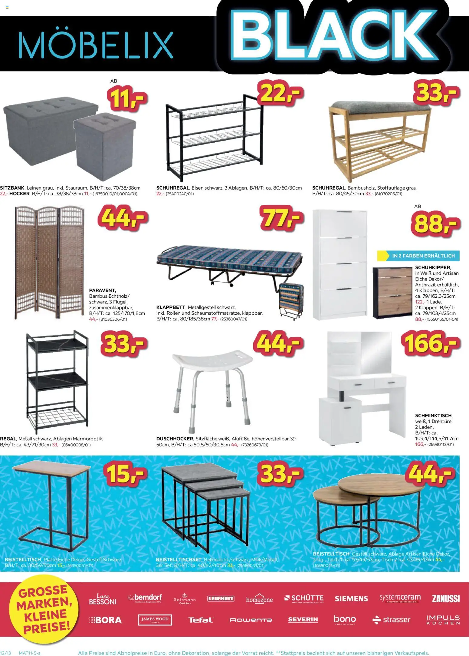 Möbelix Black - Friday gültig ab 04.11.2025 | Seite: 12 | Produkte: Tisch