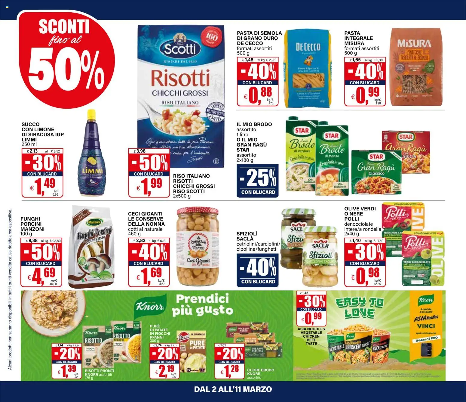 Volantino Il Gigante del 02.03.2026 | Pagina: 4 | Prodotti: Manzo, Ceci, Verdure, Limone