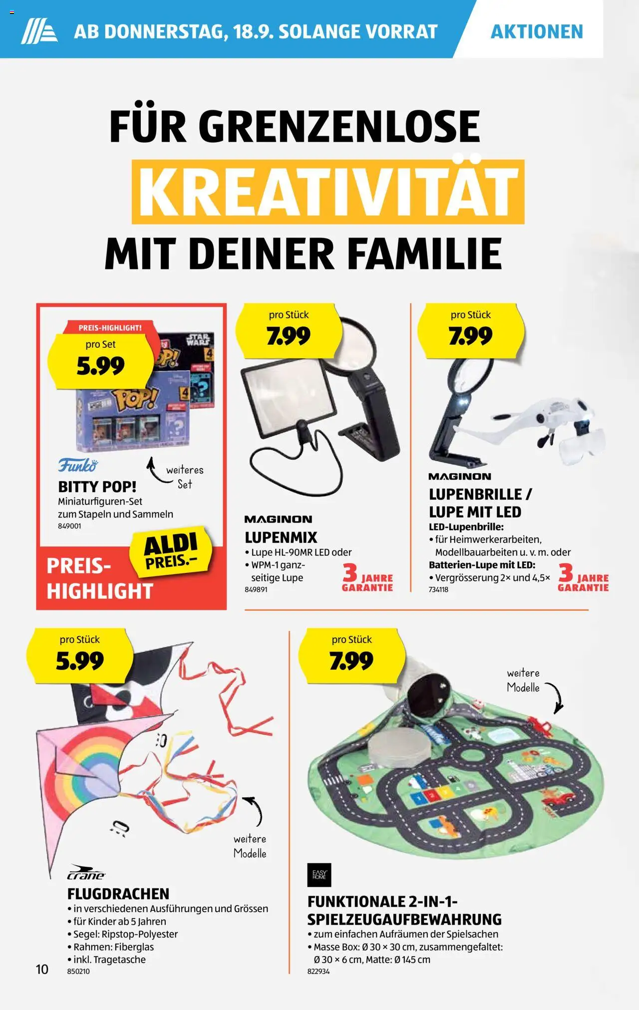 Aldi Aktionen – gültig ab 18.09.2025 | Seite: 11 | Produkte: Box
