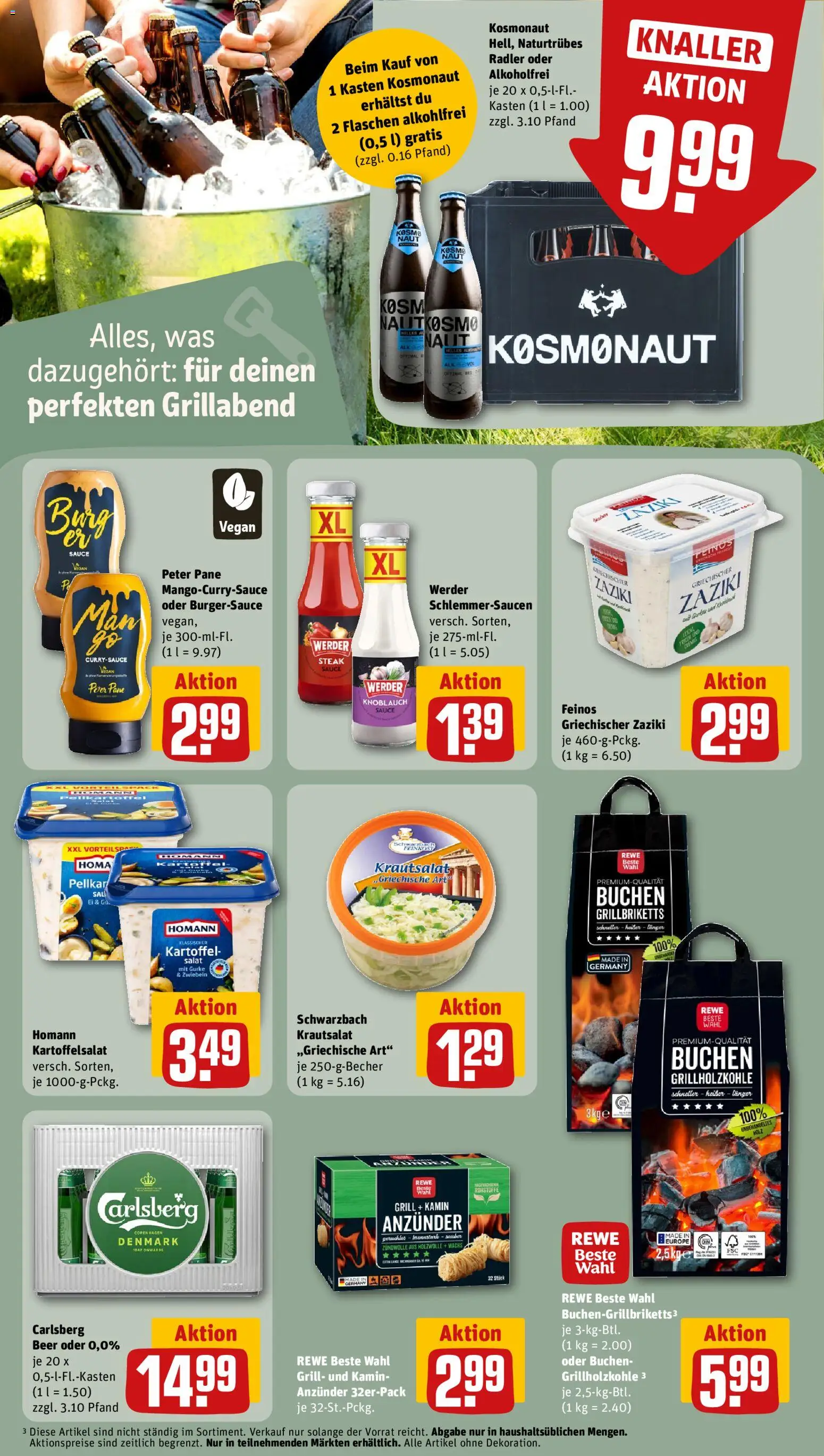 Rewe Prospekt 	 – gültig ab 20.04.2026 | Seite: 21 | Produkte: Kamin, Pane, Radler, Zwiebeln