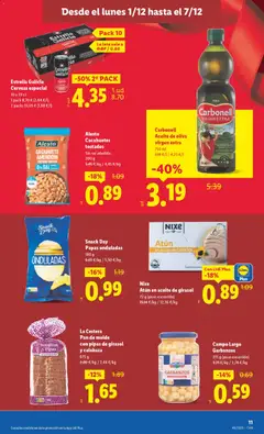 Vista previa Alesto Cacahuetes tostados, Sin sal añadida. 200 g válido desde el 01.12.2025 | Página: 11