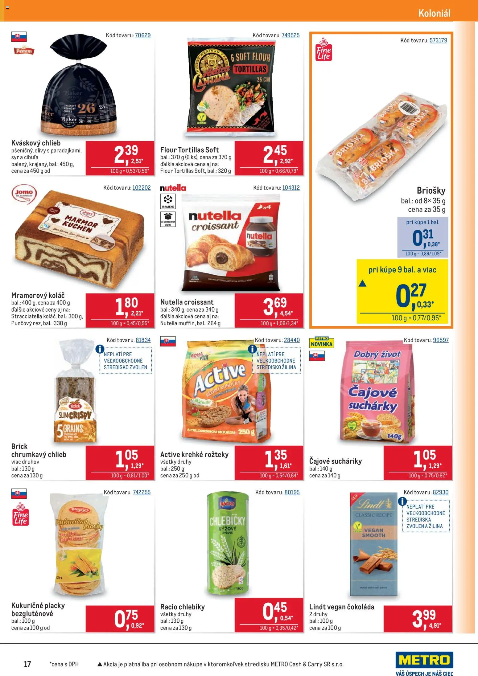 Nové Metro akcie – leták je platný od 02.01.2026 | Strana: 17 | Produkty: Syr, Lindt, Čokoláda, Cibuľa