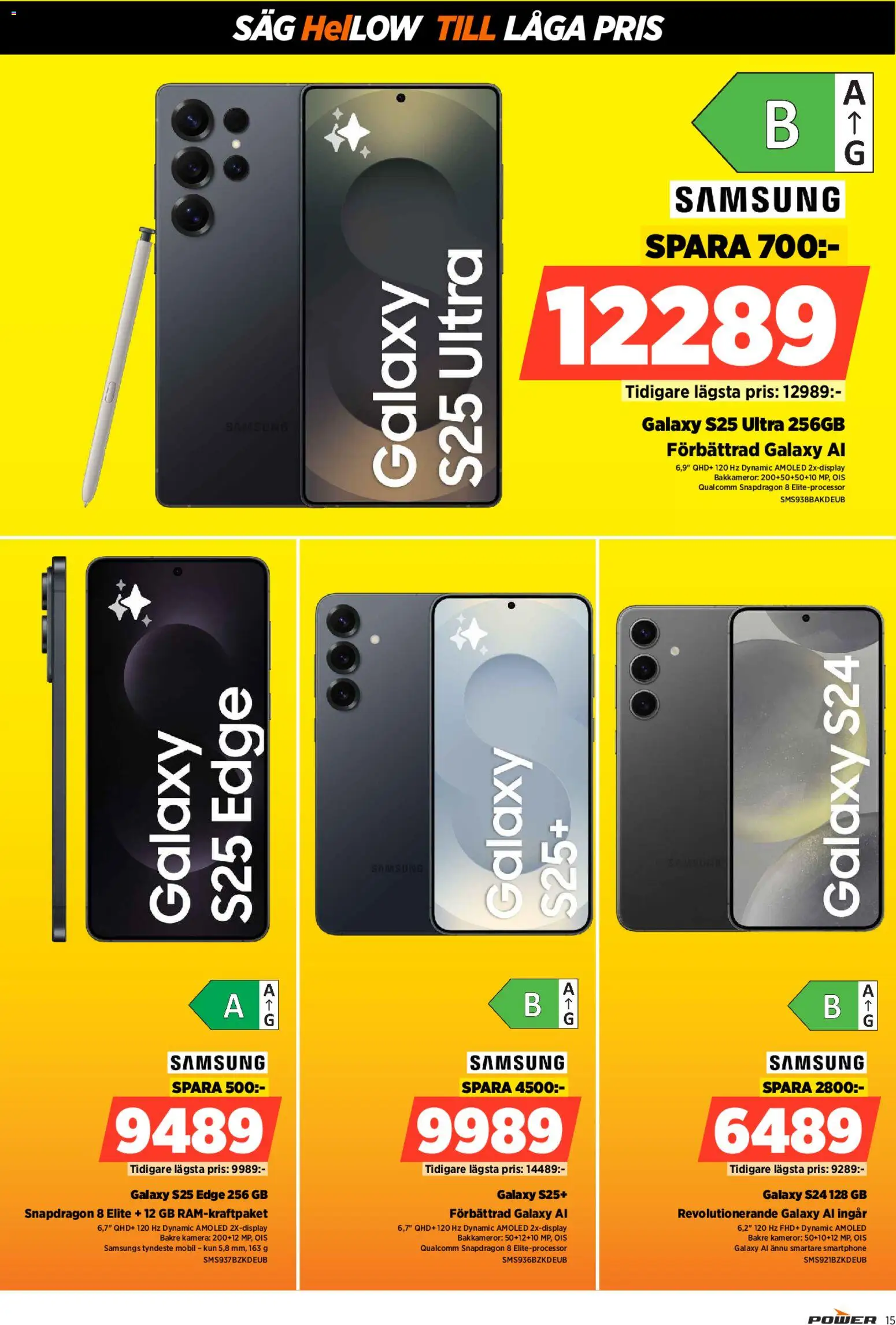 Power reklamblad aktuell från 05.01.2026 | Sida: 15 | Produkter: Såg, Smartphone, Kamera