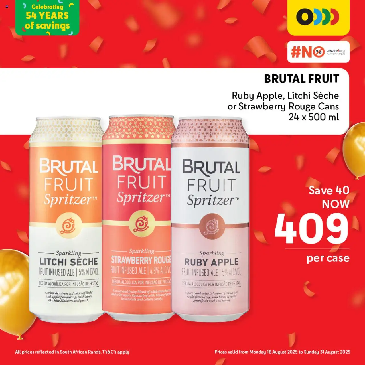 Makro Birthday Deals Beer and Cider │ valid from 18.08.2025 | Page: 2 | Products: Case, Grapefruit, Fruit
