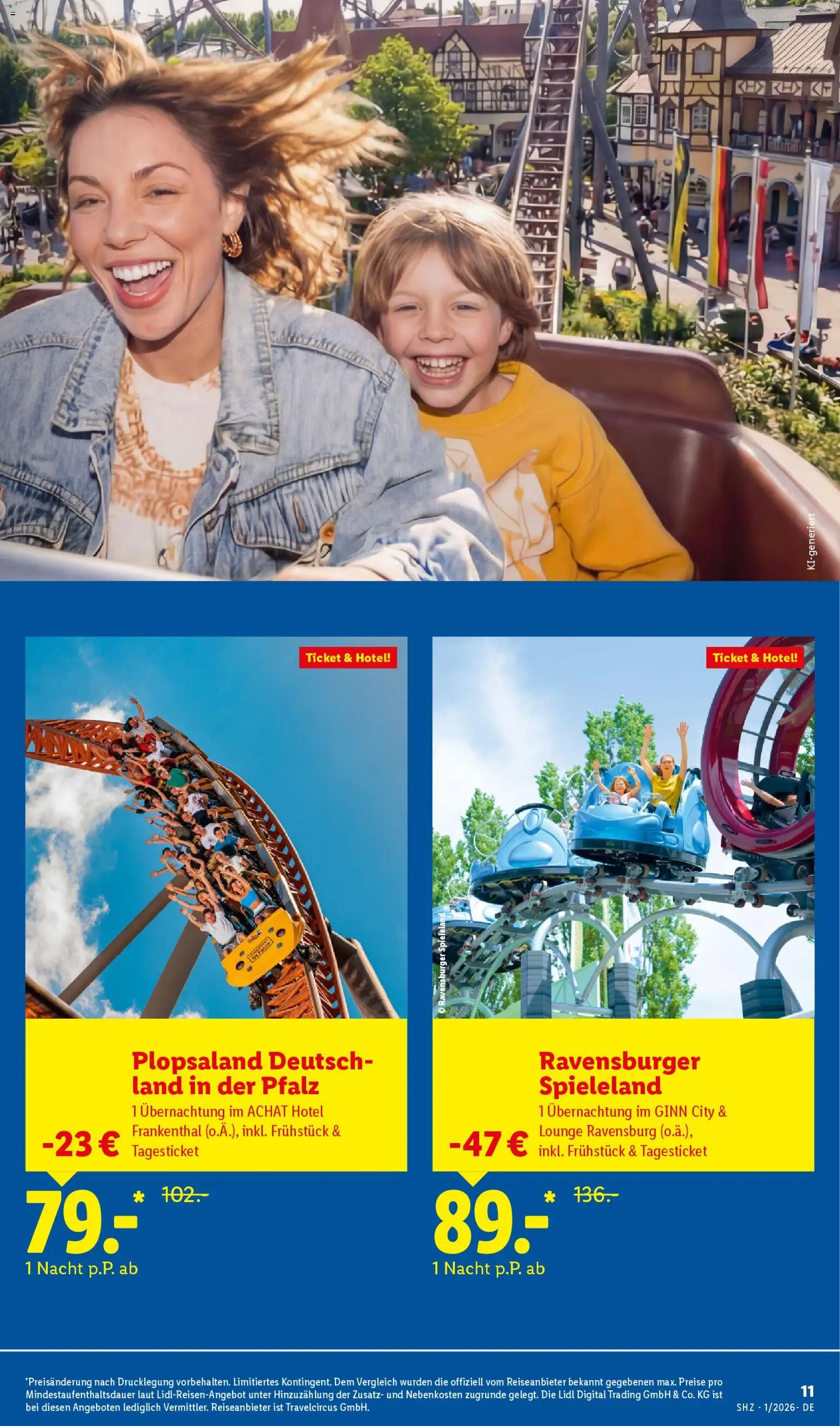 Lidl Reisen Januar Experiences – gültig ab 29.12.2025 | Seite: 11