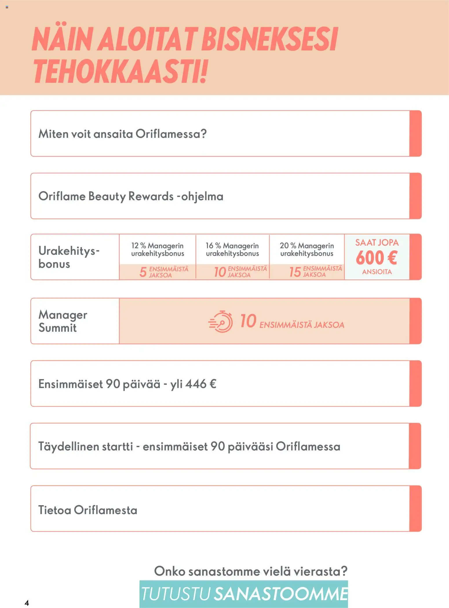 Oriflame - Täydellinen Startti – voimassa 01.01.2026 alkaen | Sivu: 4