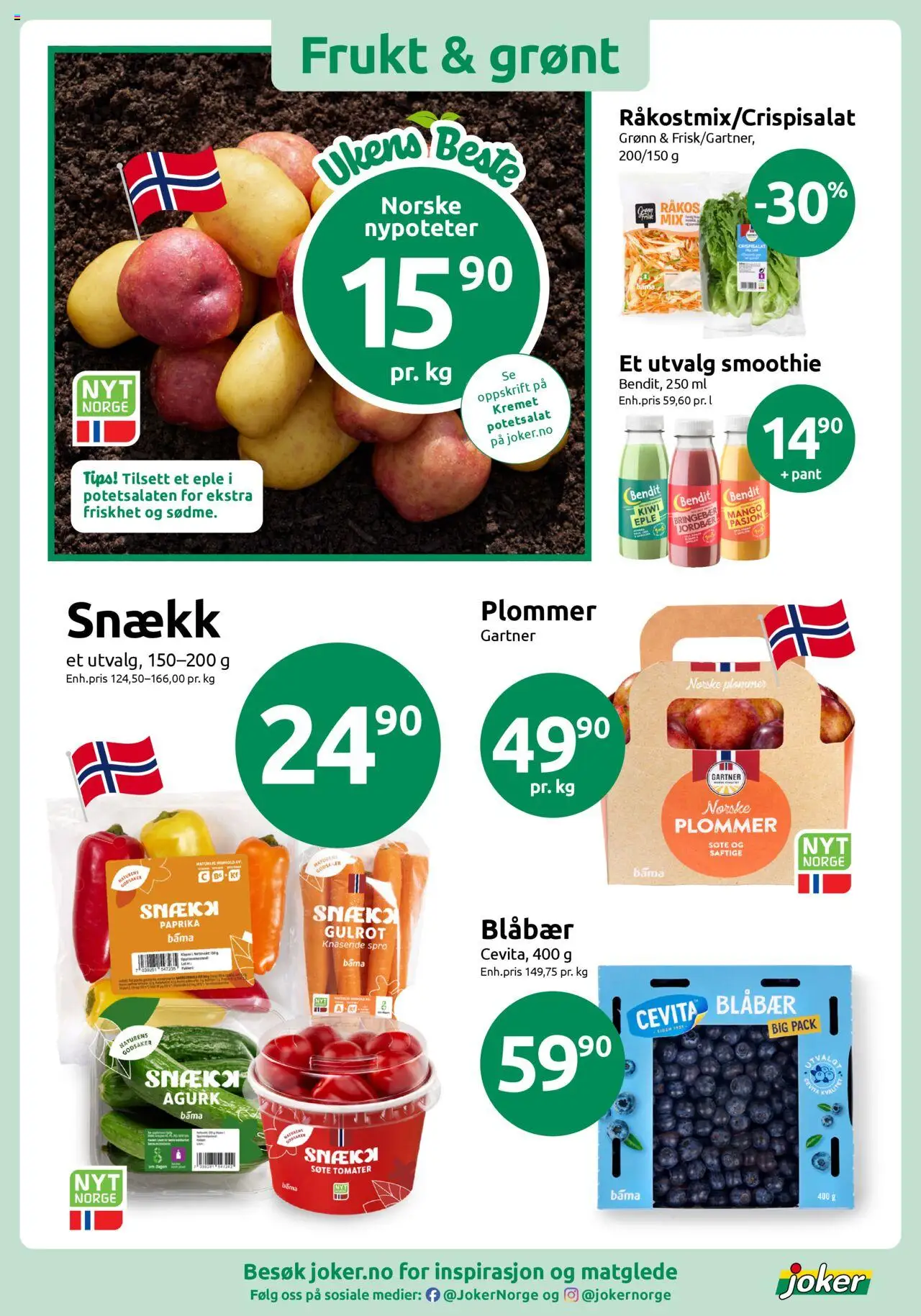  | Side: 6 | Produkter: Tomater, Kiwi, Plommer, Bringebær